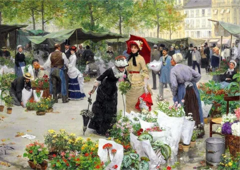 Marché aux fleurs